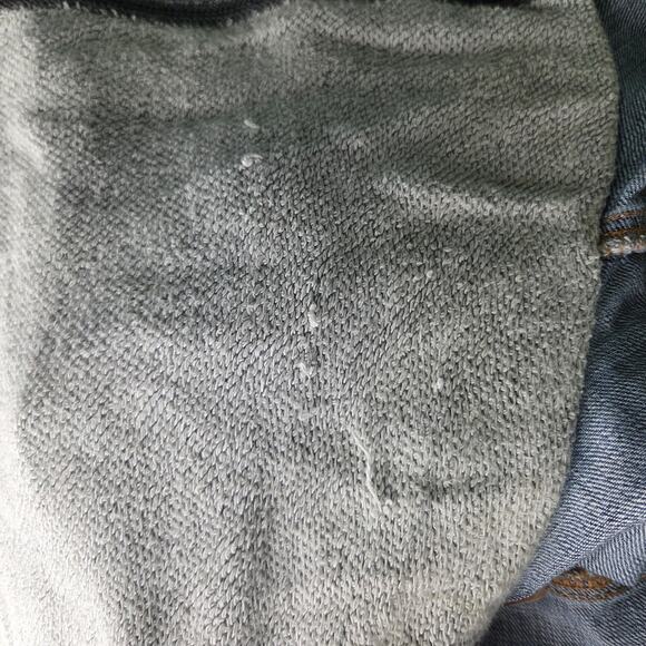 American Eagle Jacket Womens XL Denim Hooded Cropped Trucker Casual Retro - Picture 4 of 7